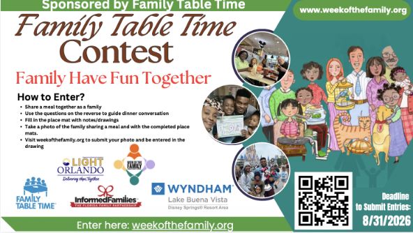 Table Time page Family Table Time now open